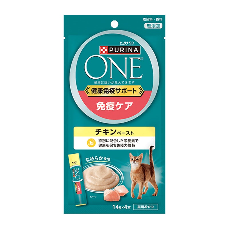 おやつ]免疫ケア チキンペースト - ピュリナ ワン キャット